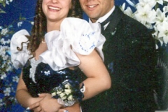 Casey & Leah 1992 High School Prom Picture